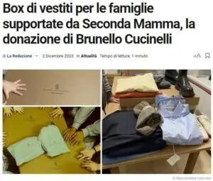 screenshot dell'articolo pubblicato da TeleBari sul proprio sito online